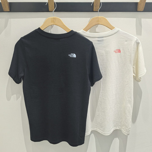 26春夏新款TheNorthFace北面户外徒步运动棉质圆领短袖T恤女8GXE - 图0
