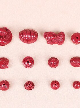 原矿朱砂原石紫金砂DIY配件朱砂