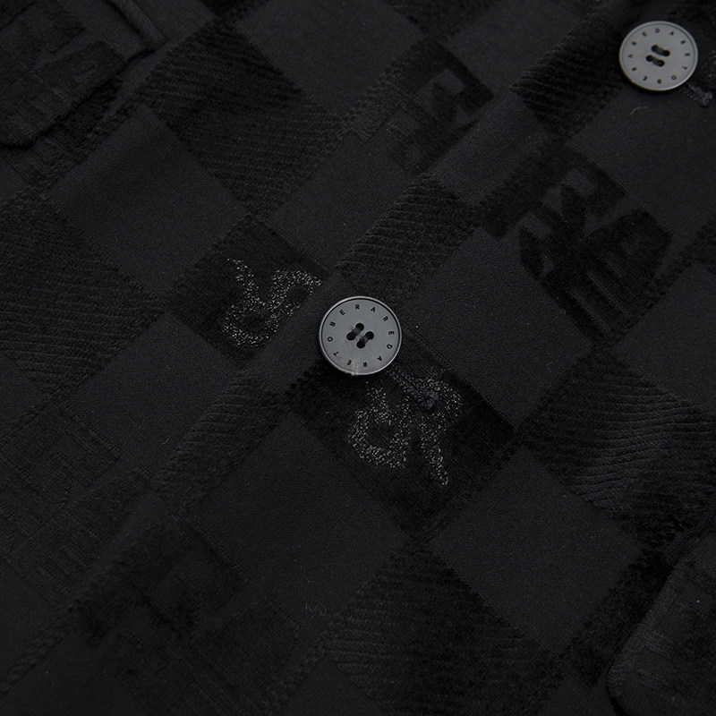 RARE威雅男装秋冬新款男士黑色格纹RARE 双R提花休闲绅士西服外套,淘宝优惠券,粉丝福利购,淘宝优惠卷