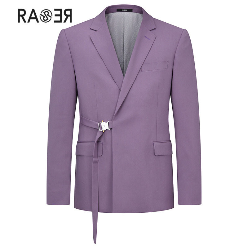 RARE威雅意大利男装 春夏款紫色叠门搭袢扣休闲绅士正装西服,淘宝优惠券,粉丝福利购,淘宝优惠卷