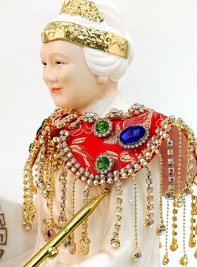 慈缘堂神像黑老太黑妈妈披肩披风佛像项链配饰仙家堂口装饰品用品