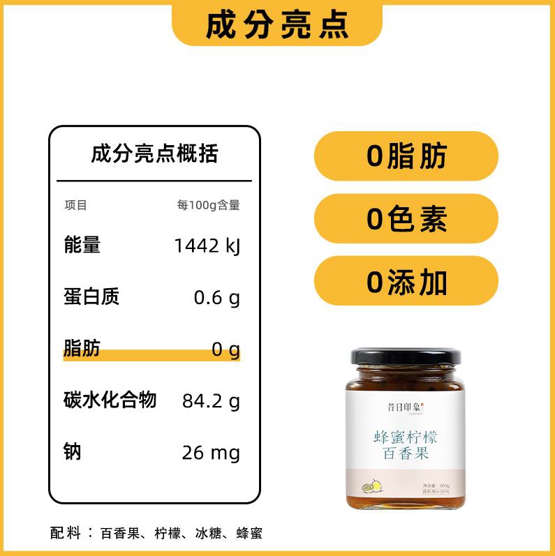 夏日冲泡奶茶店蜂蜜百香果涂抹果茶图片_1
