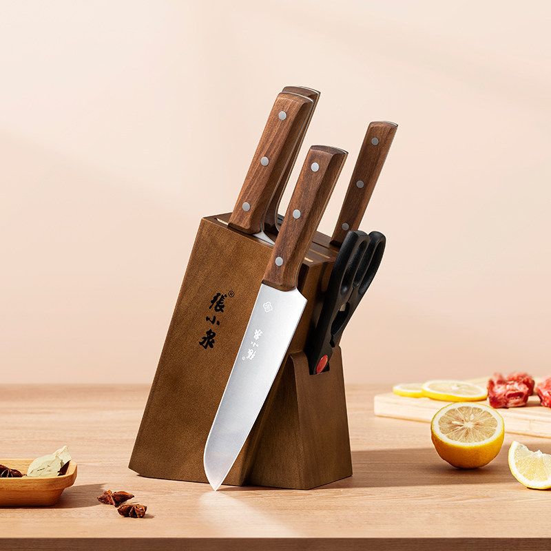 张小泉菜刀全套厨房刀具六件套家用不锈钢切菜刀剪刀组合刀具套装,淘宝优惠券,粉丝福利购,淘宝优惠卷