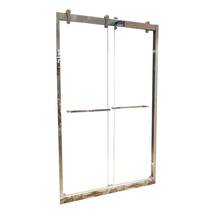 New shower room 304 stainless steel shower room glass partition I-shaped bathroom shower room full stainless steel double