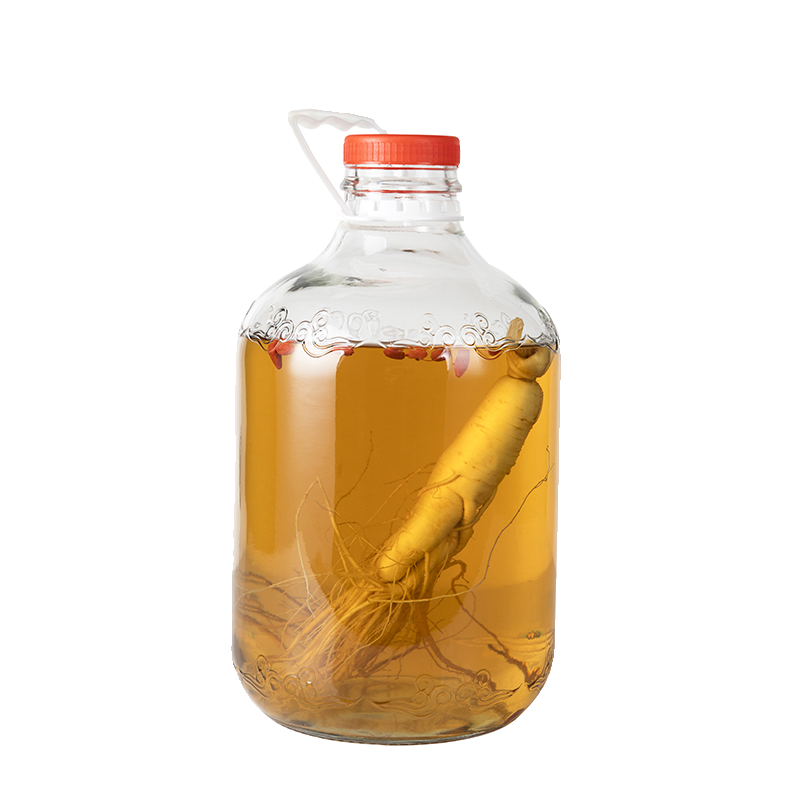 青梅泡酒玻璃瓶泡药杨梅酒瓶子专用加厚自酿酒坛子5斤10斤密封罐-图3