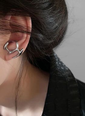 Fashion Punk Irregular Liquid Earrings Hip-Hop Personality