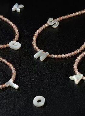 2024laces for Women A-Z Alphabet Pendant Necklaces Beach