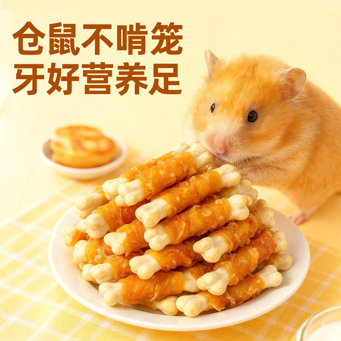 仓鼠粮食零食金丝熊磨牙棒零食鸡肉奶棒磨牙专用磨牙棒互动零食,淘宝优惠券,粉丝福利购,淘宝优惠卷