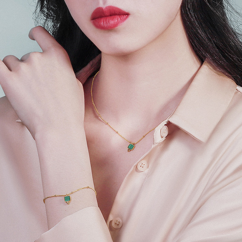 女夏纯银设计感2021年新款简约手链 vir手链