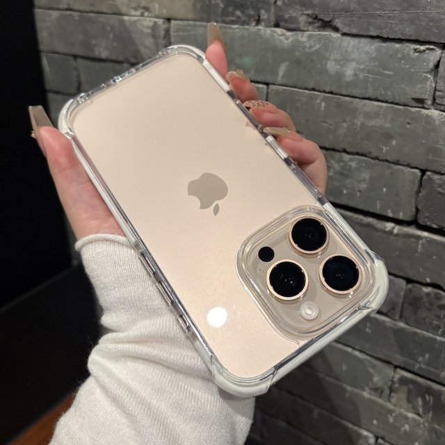 Apple Apple 16 rose pink anti-collision airbag soft edge