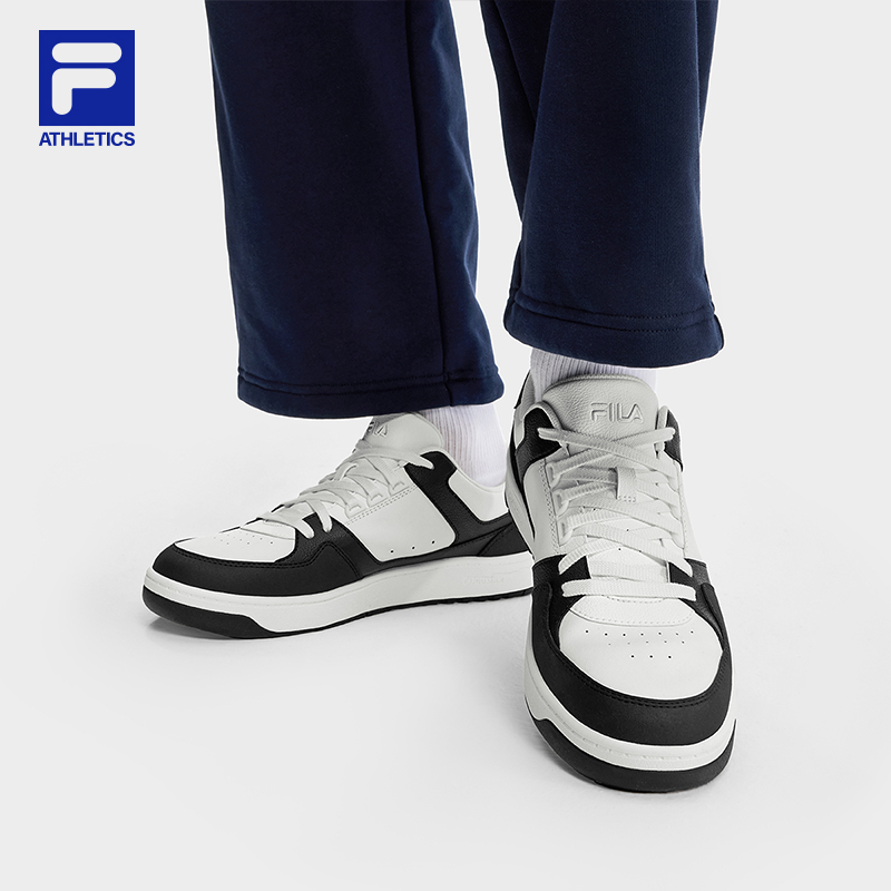 FILA 斐乐官方男鞋TARGA 1+网球生活鞋2025冬季新款圆盾鞋1+板鞋 - 图3