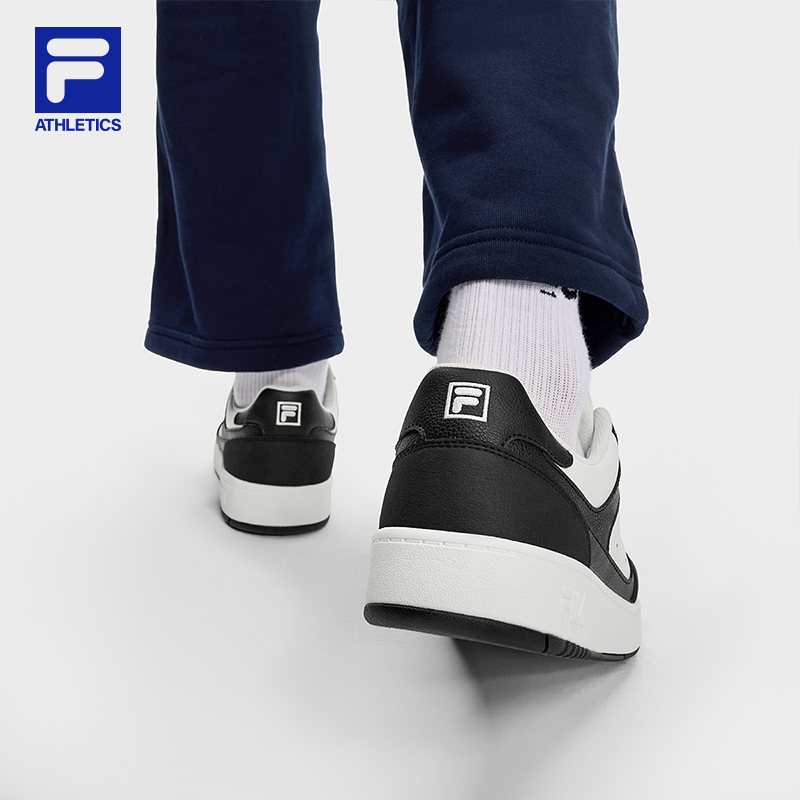 FILA 斐乐官方男鞋TARGA 1+网球生活鞋2025冬季新款圆盾鞋1+板鞋 - 图1