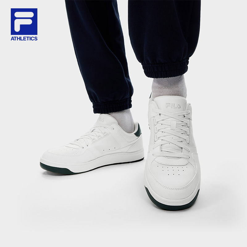 FILA 斐乐官方男鞋TARGA 1+网球生活鞋2025冬季新款圆盾鞋1+板鞋 - 图0
