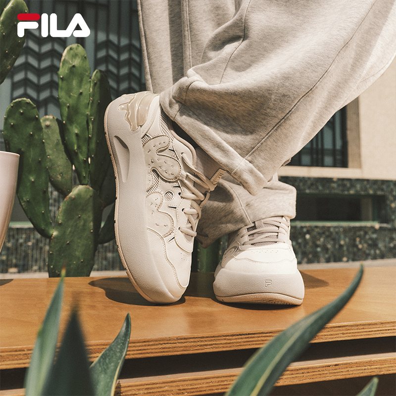 FILA 斐乐官方女鞋CACTI 摩登板鞋2025秋季新款仙掌鞋时尚休闲鞋 - 图0