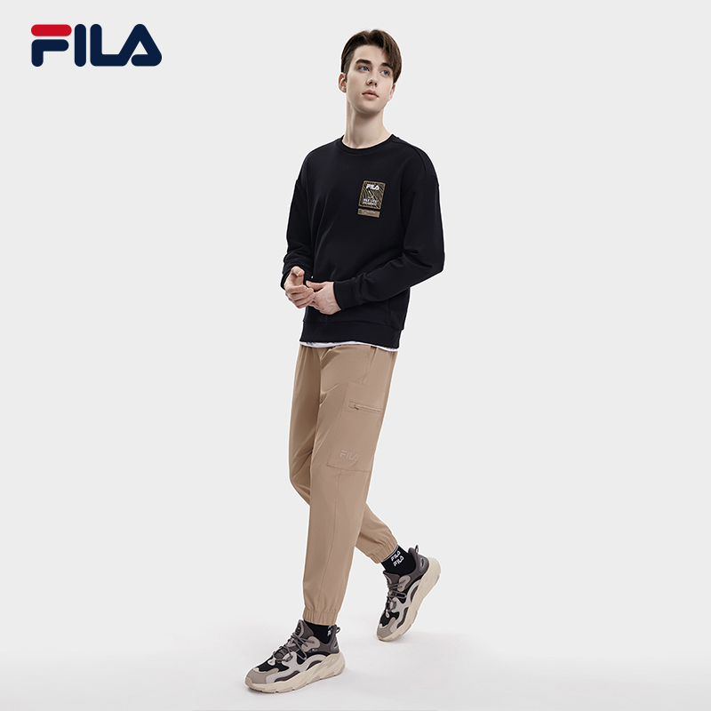 FILA X MAGIC STICK斐乐张艺兴同款男士卫衣2024年春季休闲上衣-图2