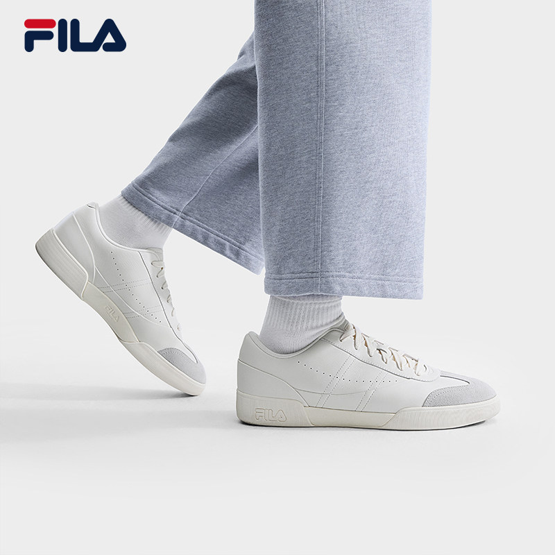 FILA 斐乐官方男鞋F-ELEGN板鞋2026春季新款商务通勤休闲鞋小白鞋,淘宝优惠券,粉丝福利购,淘宝优惠卷