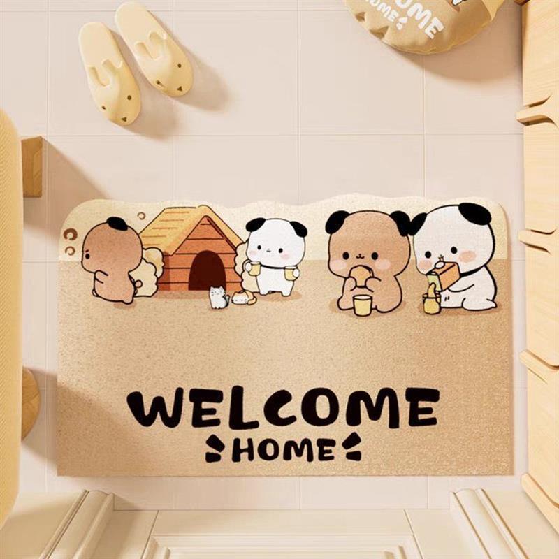 一二布布丝圈地垫入户2025新年高级感新房进门地毯踏者生财脚垫 - 图2