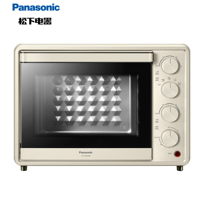 松下dm300家用小型30l复古电烤箱 松下龙驰电烤箱