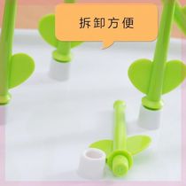  Shelf-drying rack rack-bottle rack supplies Mini anti-dust bottle drain rack Drain Trumpet 