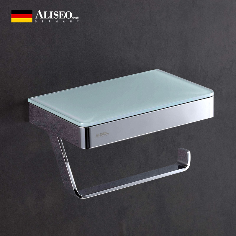 德国Aliseo/艾利秀卫生间卷纸架层板厕纸架厕所纸巾盒高端进口