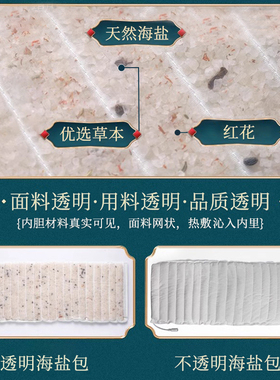 艾斯凯盐袋热敷包电加热艾草艾灸全身通用肩颈大粒海盐粗盐理疗袋