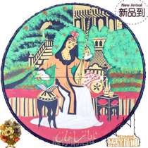 Xinjiang Ethnic Musical Instruments Uyghur folk Artisanal Color Plotter Hand Drum Folk Dance Hand Drum Xinjiang Restaurant Decorative Drum