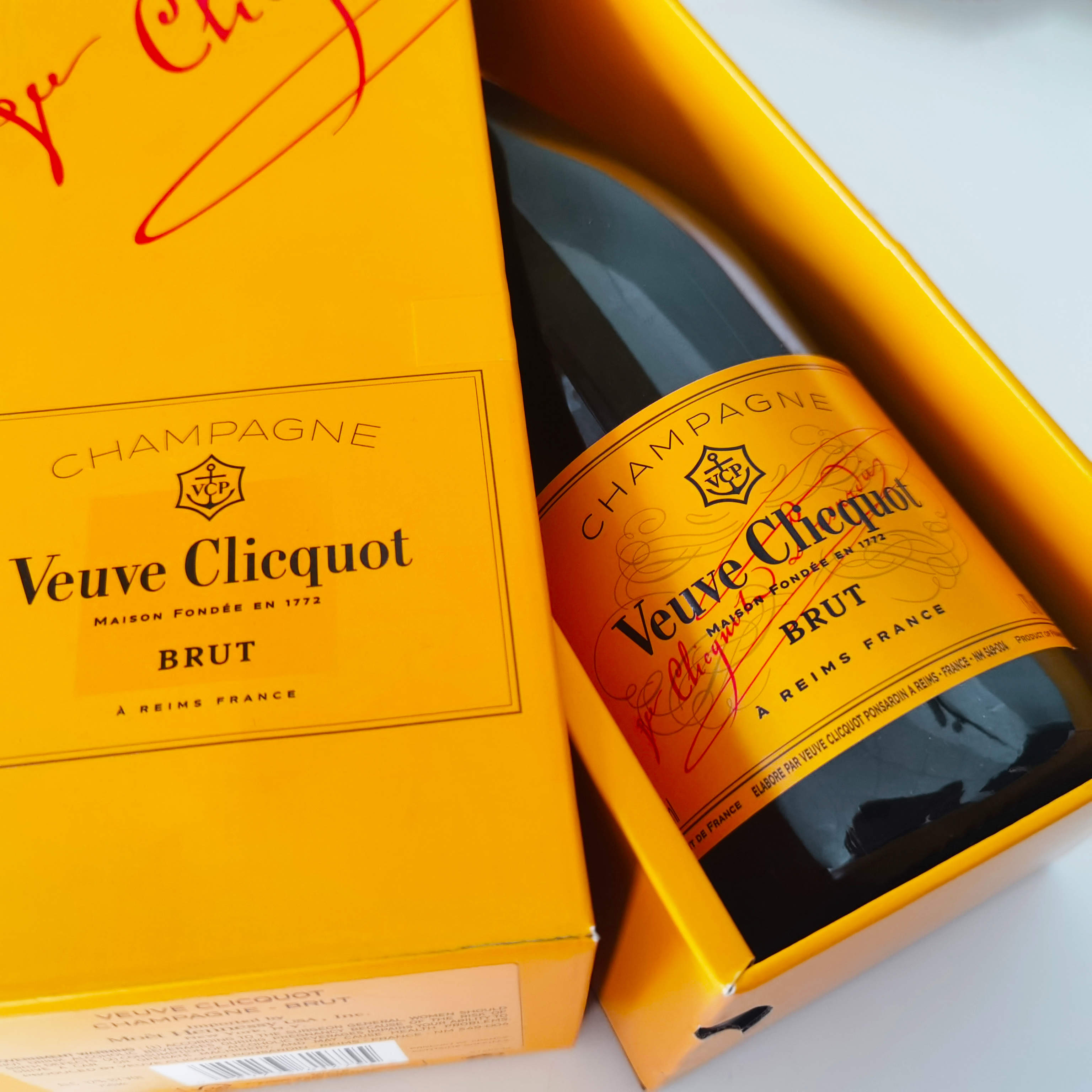 凯歌皇牌香槟起泡葡萄酒Veuve Clicquot 凯歌高泡酒法国进口750ml - 图0