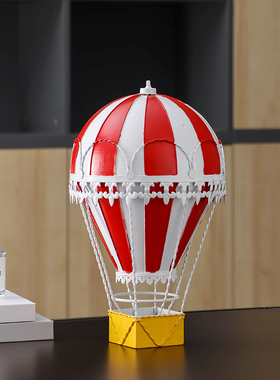 法式浪漫告白热气球客厅装饰摆件