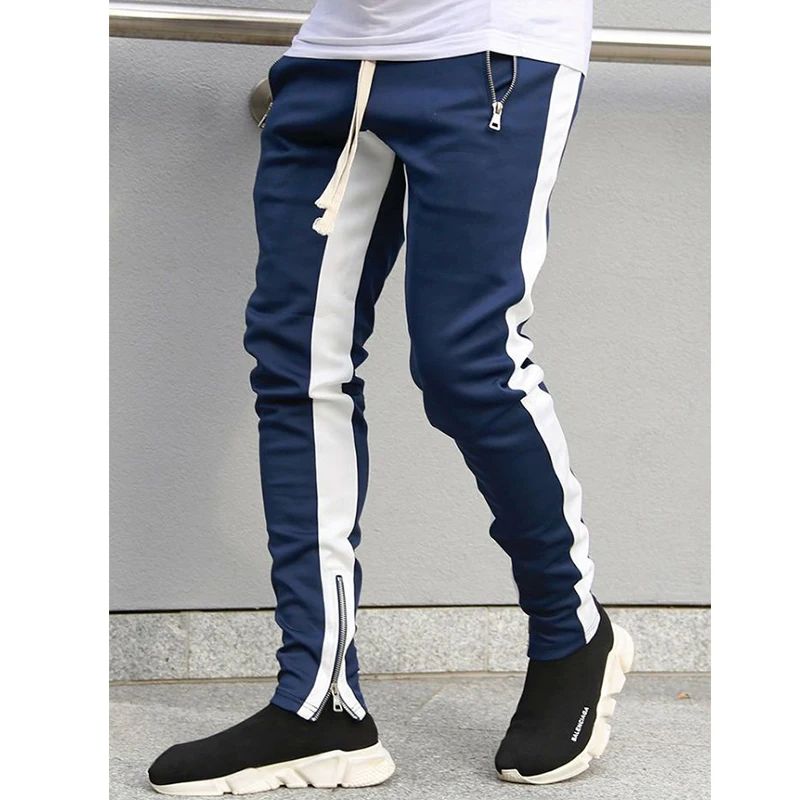 New Men's Casual Fashion Pants Sportswear Skinny Male Trouse - 图3