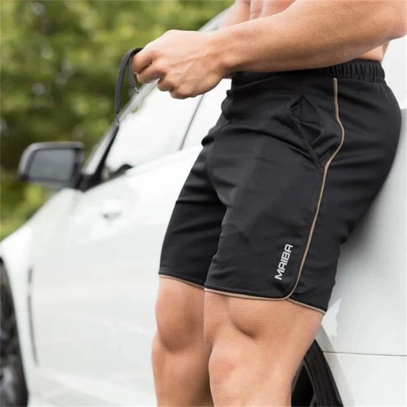 2024 Summer Sport Shorts Men Fitness Sweatpants bodybuilding - 图0