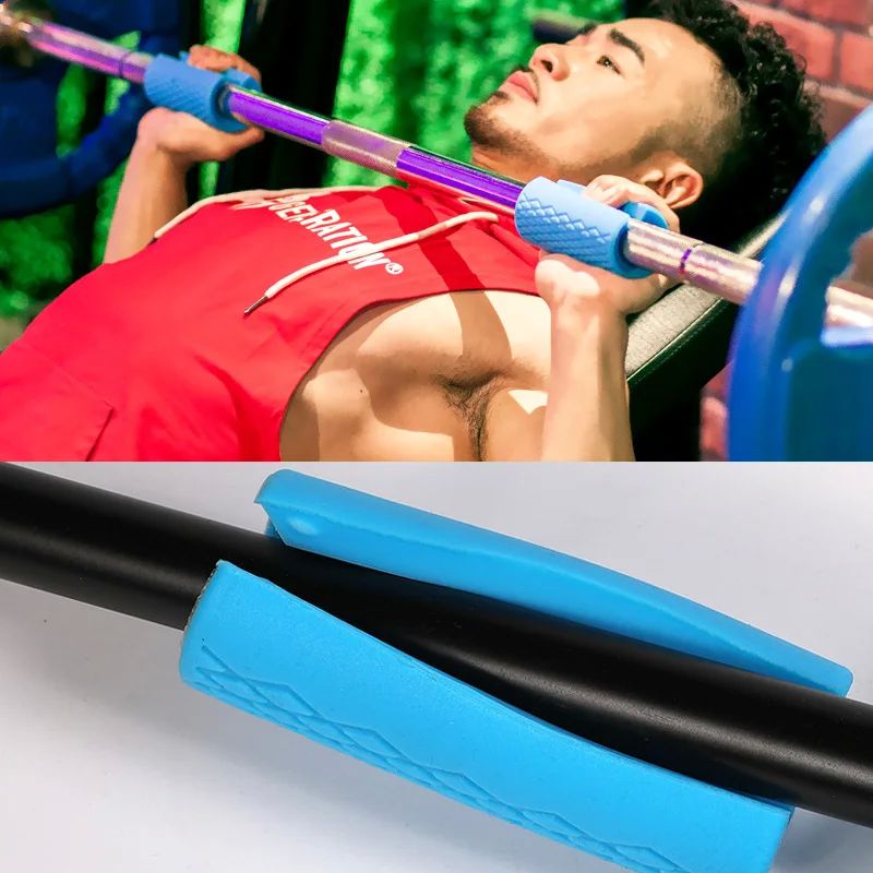 Dumbbell Thick Bar Handles Pull Up Weightlifting Support Sil - 图3