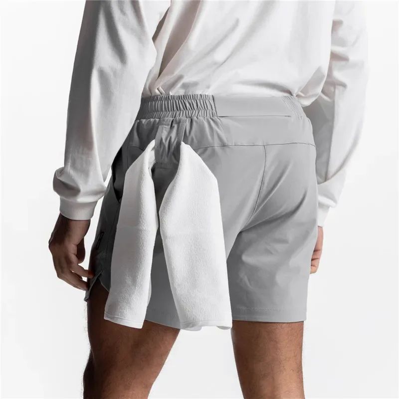 Summer New Gym Jogging Exercise Shorts Men's Sports Fitness-图3