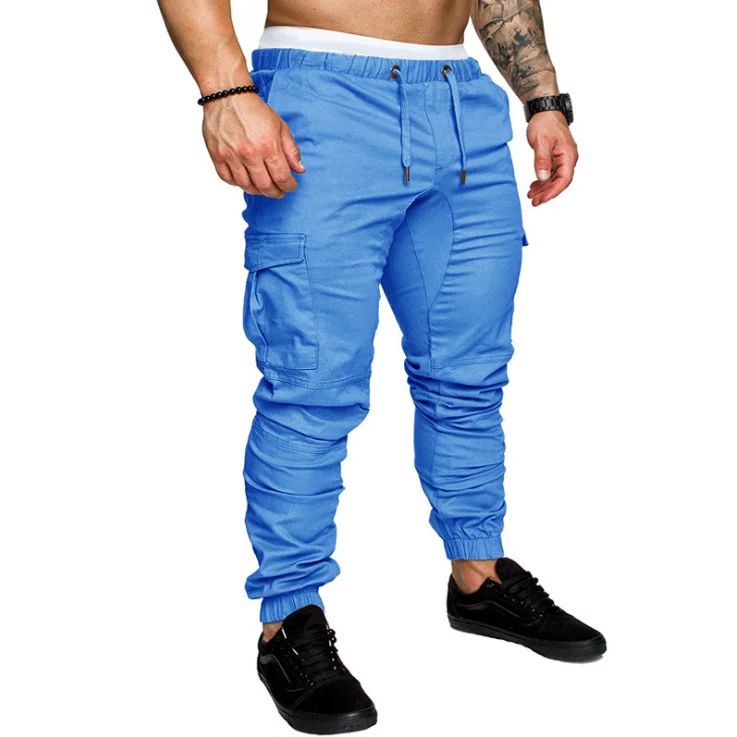 Hip Hop Mens Sport Joggers Jogging Fitness Pant Fashion Trou - 图2