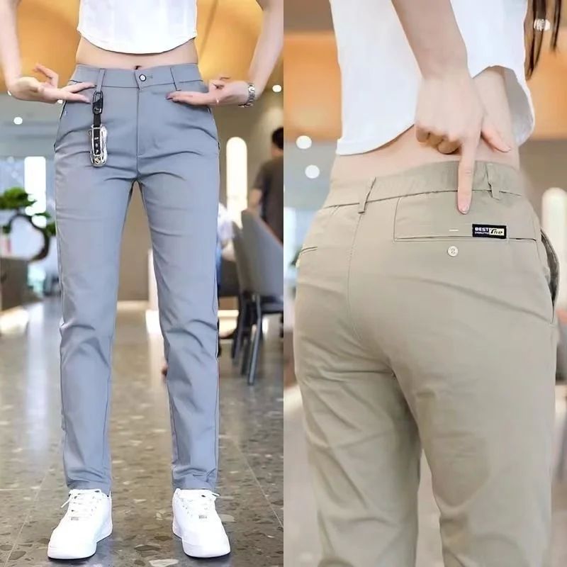 New Four Season Men's Midweight Casual Pants Sports Pants Si-图2