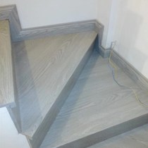 New stair tread board h solid wood multilayer custom stairs resistant plate with hanging edge free of maintenance anti-insect damage