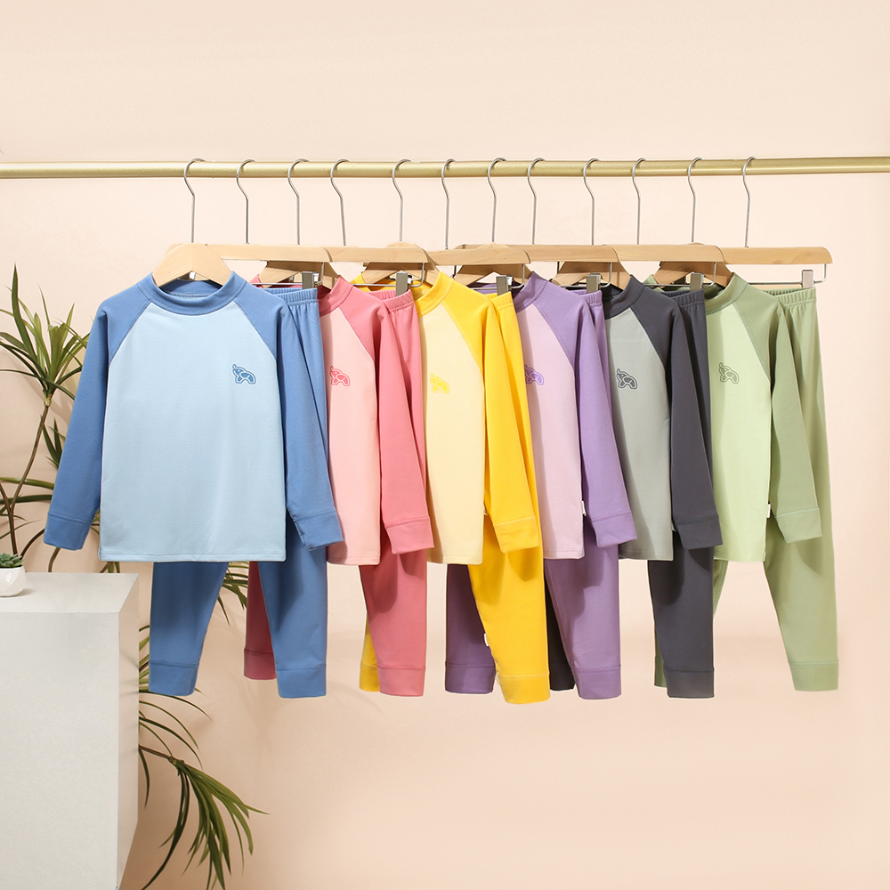 【烈儿宝贝直播间】【顾奈】秋冬抗菌暖绒亲子保暖内衣套装秋衣 - 图1