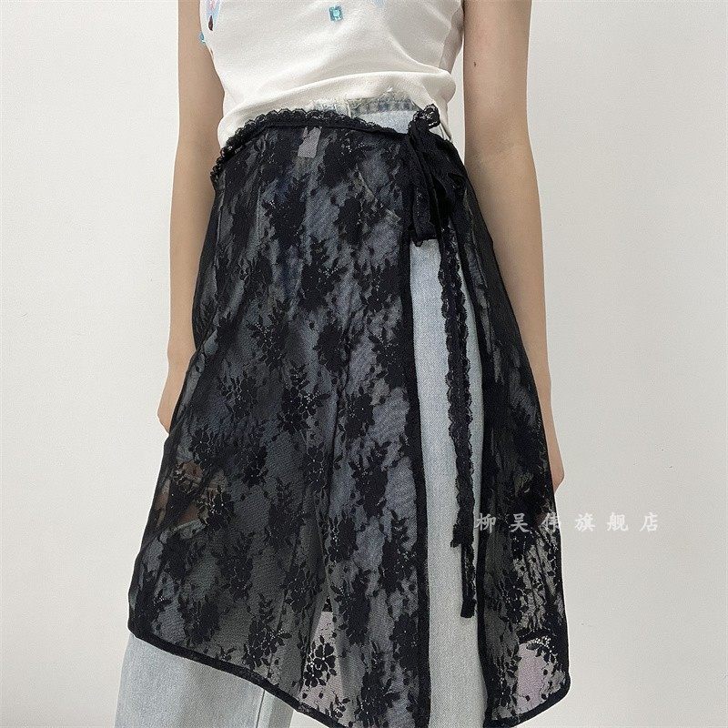 2025新款潮蕾丝屁帘叠穿韩系系带腰带女装饰配牛仔裤裙子皮带装饰,淘宝优惠券,粉丝福利购,淘宝优惠卷