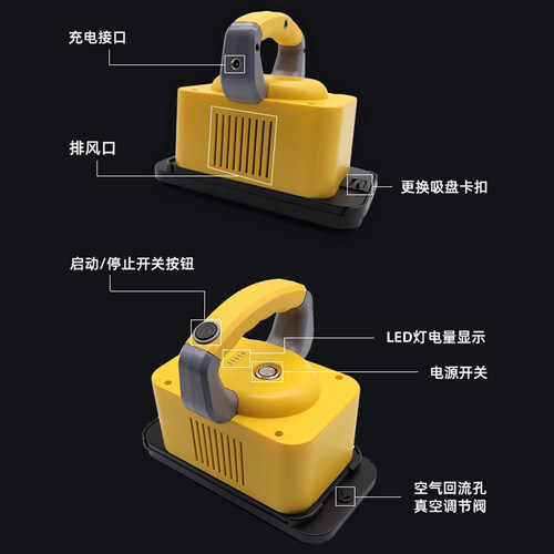 Led显示屏电动真空吸盘全彩屏模组吸板器取板拆卸维修工具吸屏器 - 图1