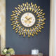 Living room wall clock wrought iron clock simple