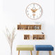 Cartoon simple and cute bedroom Nordic style home wall clock