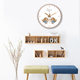 North looking cartoon kissing bird art simple living room decoration