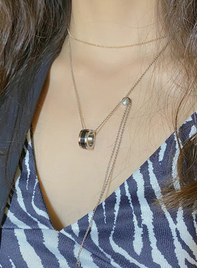 正品清仓CK小蛮腰情侣项链