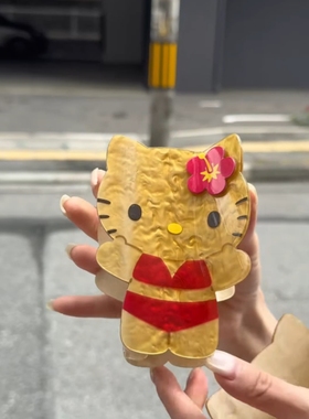 HelloKitty醋酸Y2K鲨鱼发夹