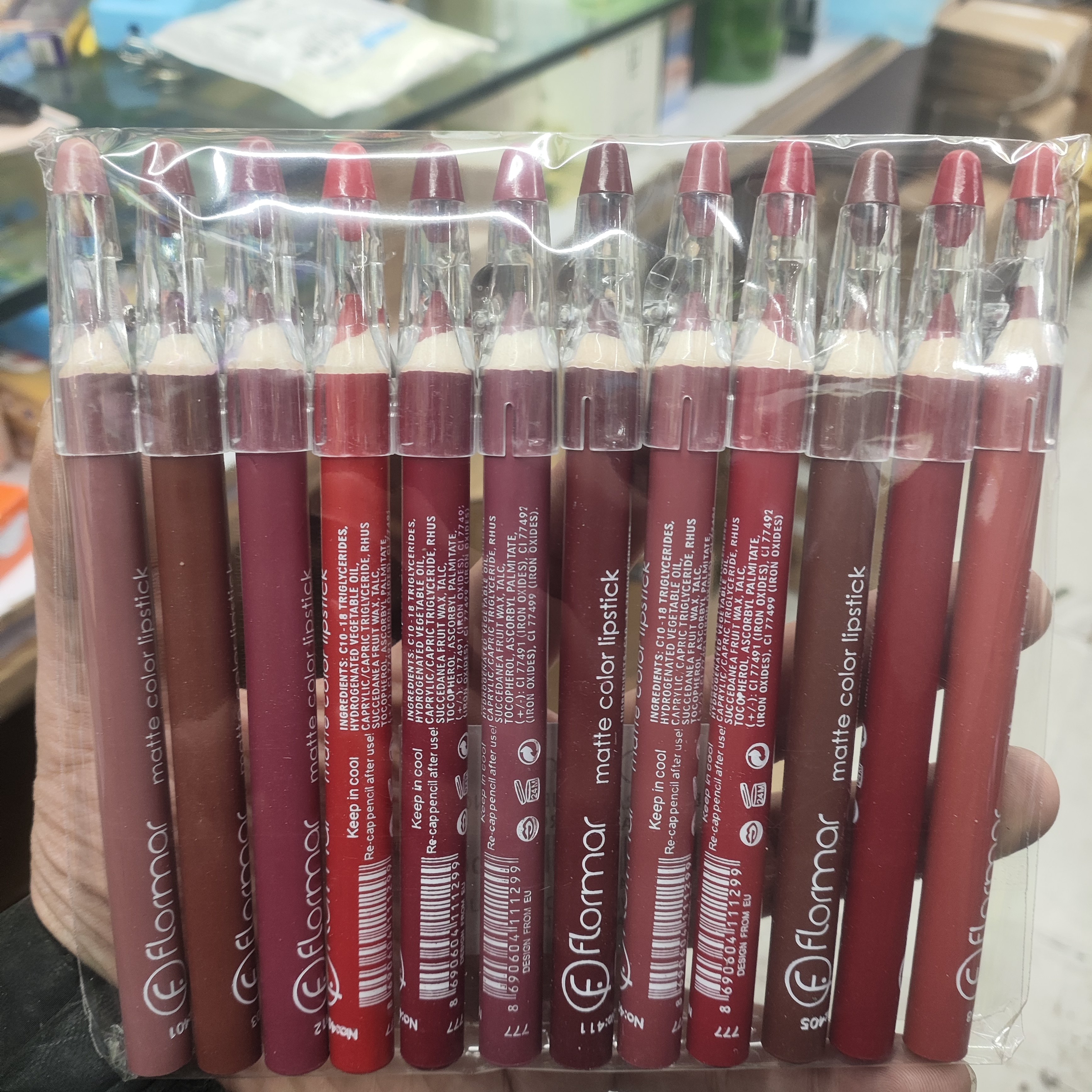 filorma口笔12支防水持久不沾杯不掉色口红笔画唇笔哑光易上色,淘宝优惠券,粉丝福利购,淘宝优惠卷