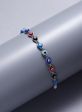 Colorful Lucky Blue Evil Eye Bracelets For Women Men