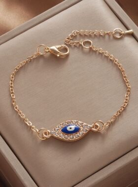 New Fashion Demon Eye Enamel Bracelet For Women Charm Metal