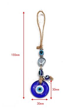 Blue Eye Glass Turkey Car Ornaments Car Key Pendants Evil