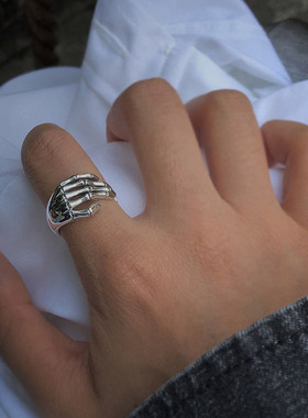 2023 925 Sterling Silver Rings 2023 Trend Punk Rock Vintage