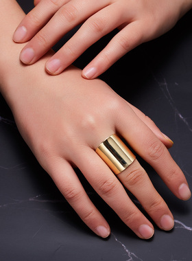 Fashion Gold Color Silver Color Opening Ring For Women Men