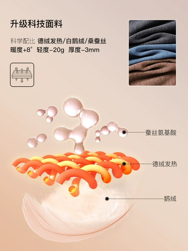 Бархатное удерживающее тепло нижнее белье, комплект, демисезонное приятное телу термобелье для влюбленных, высокий воротник